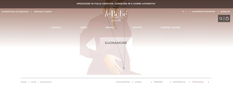 Ottimizzazione homepage e-commerce B2C LeBebè