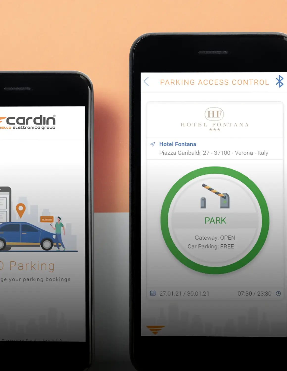 Sviluppo Mobile App CRD PARK per Cardin