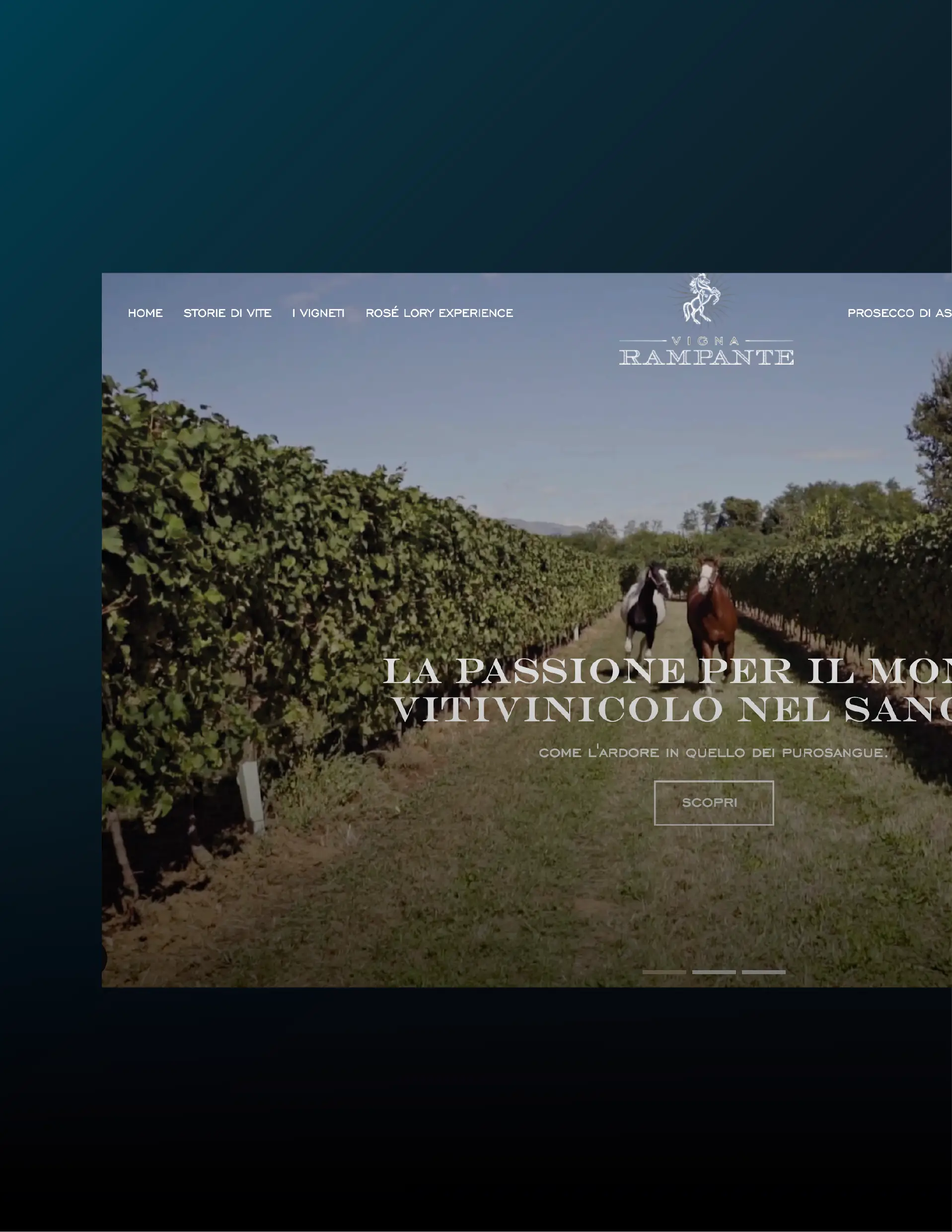 Vigna Rampante: e-commerce B2C su piattaforma Storeden