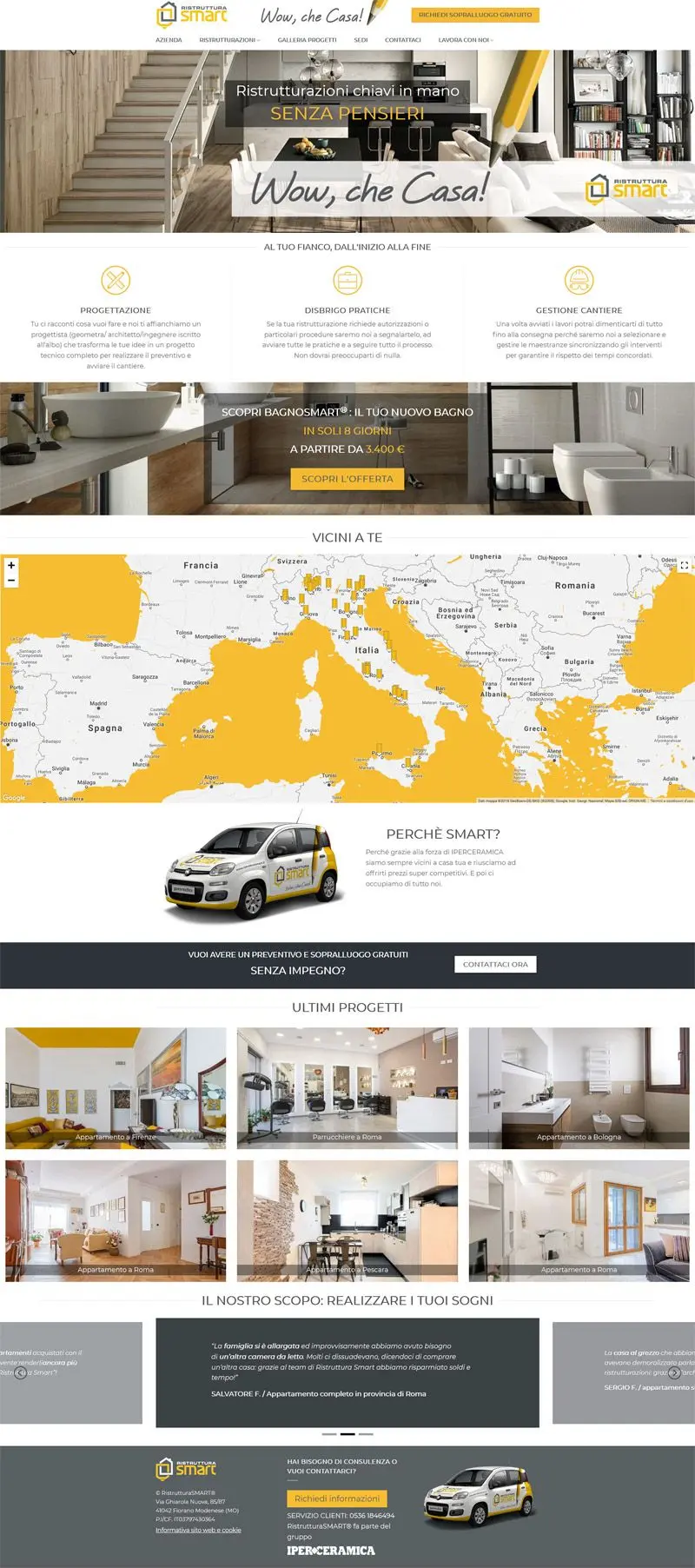 Sviluppo sito web RistrutturaSmart