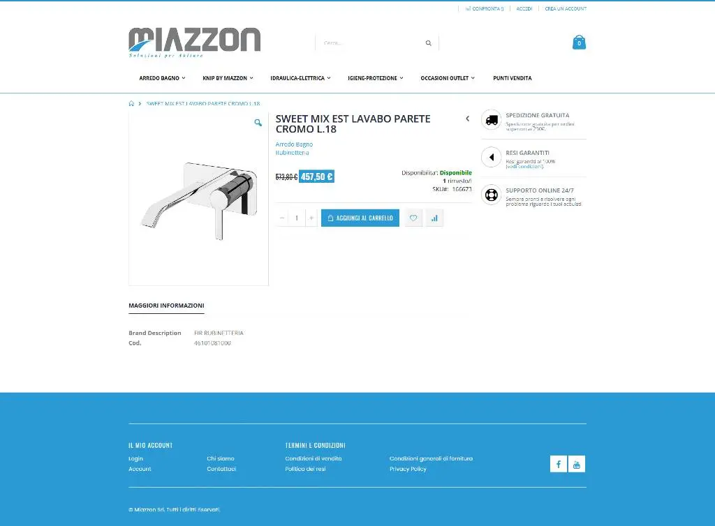 Sviluppo e-commerce Miazzon
