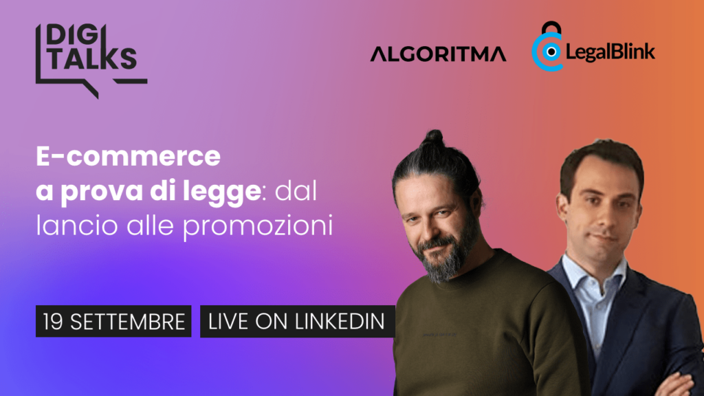 Webinar con Lorenzo Grassano aspettando l'evento B2B Digitalks organizzato da Algoritma