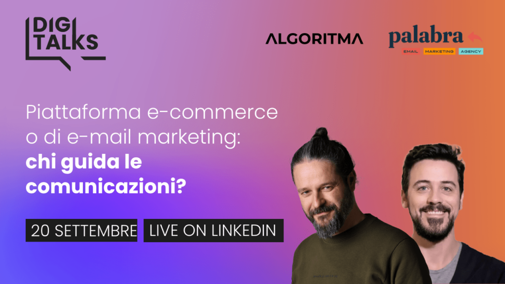 Webinar con Marco Ziero aspettando l'evento B2B Digitalks organizzato da Algoritma